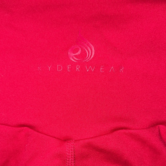 Ryderwear Red High-Waisted Leggings - Picture 4 of 5